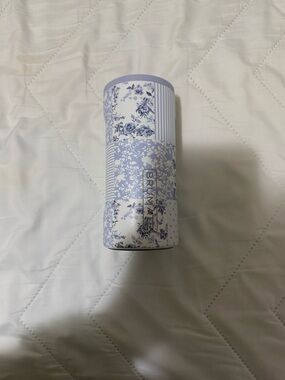 Blue Brumate Floral Insulated Tumbler 12 oz